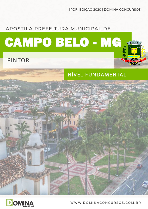 Apostila Concurso Pref Campo Belo MG 2020 Pintor