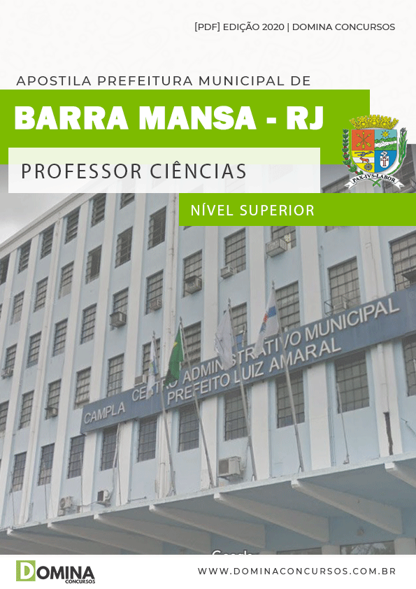 Apostila Pref Barra Mansa RJ 2020 Professor de Ciências