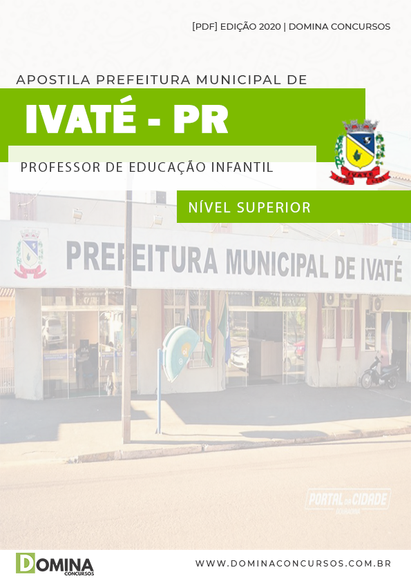 Apostila Pref Ivaté PR 2020 Professor de Educação Infantil