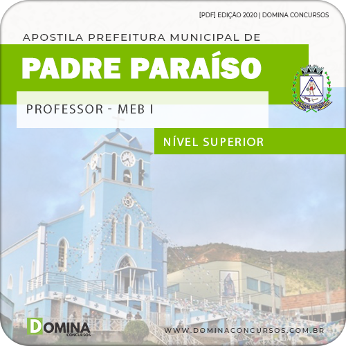 Apostila Padre Paraíso MG 2020 Professor MEB I e MEB II