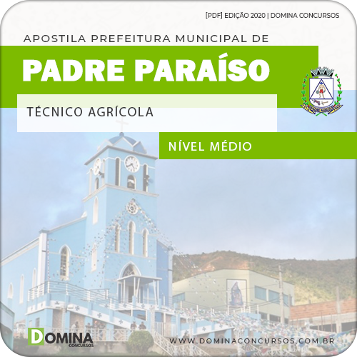 Apostila Concurso Padre Paraíso MG 2020 Técnico Agrícola