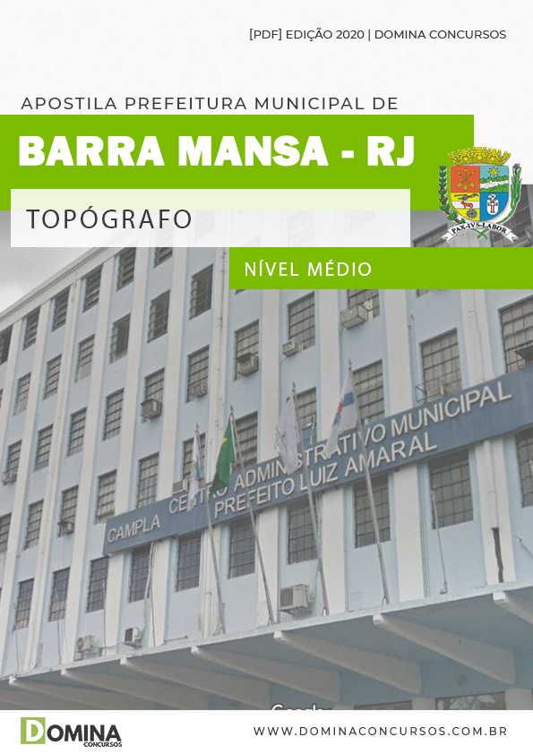 Apostila Concurso Pref Barra Mansa RJ 2020 Topógrafo