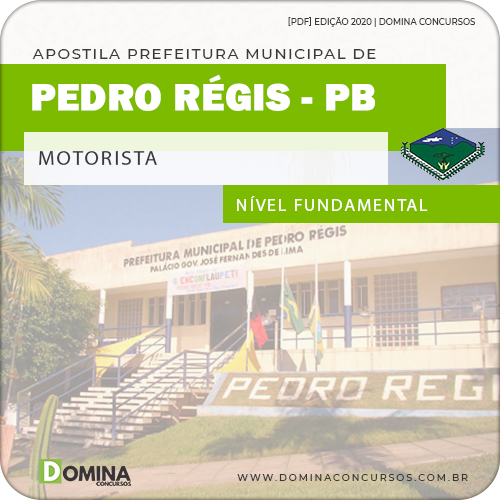 Apostila Concurso Pref Pedro Régis PB 2020 Motorista