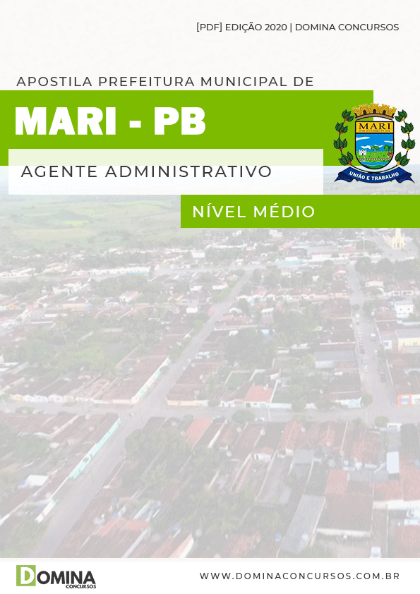 Apostila Concurso Pref Mari PB 2020 Agente Administrativo