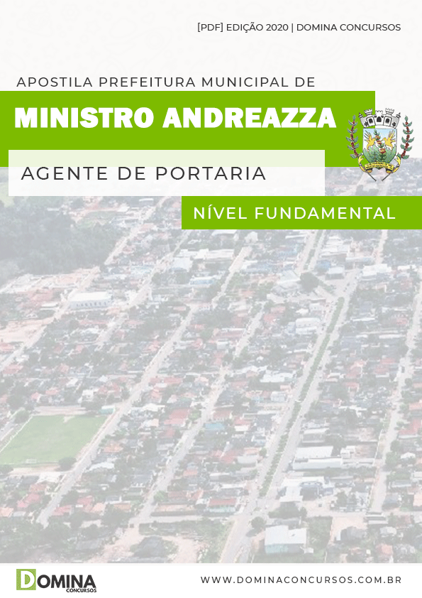 Apostila Ministro Andreazza RO 2020 Agente de Portaria