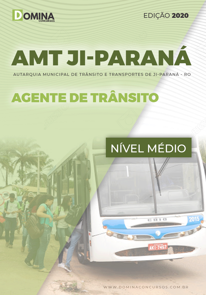 Apostila Concurso AMT Ji Paraná RO 2020 Agente de Trânsito