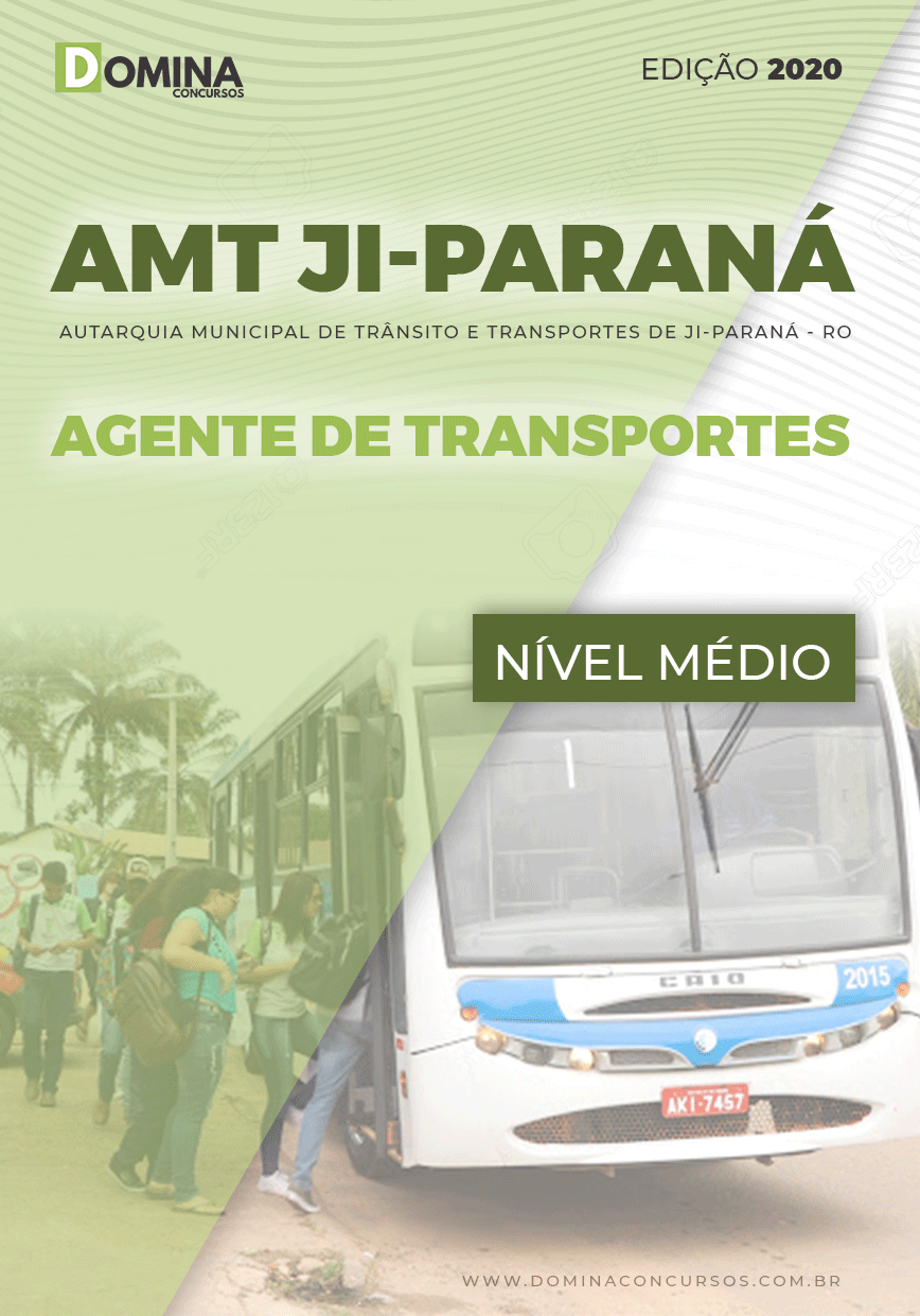 Apostila AMT Ji Paraná RO 2020 Agente de Transportes