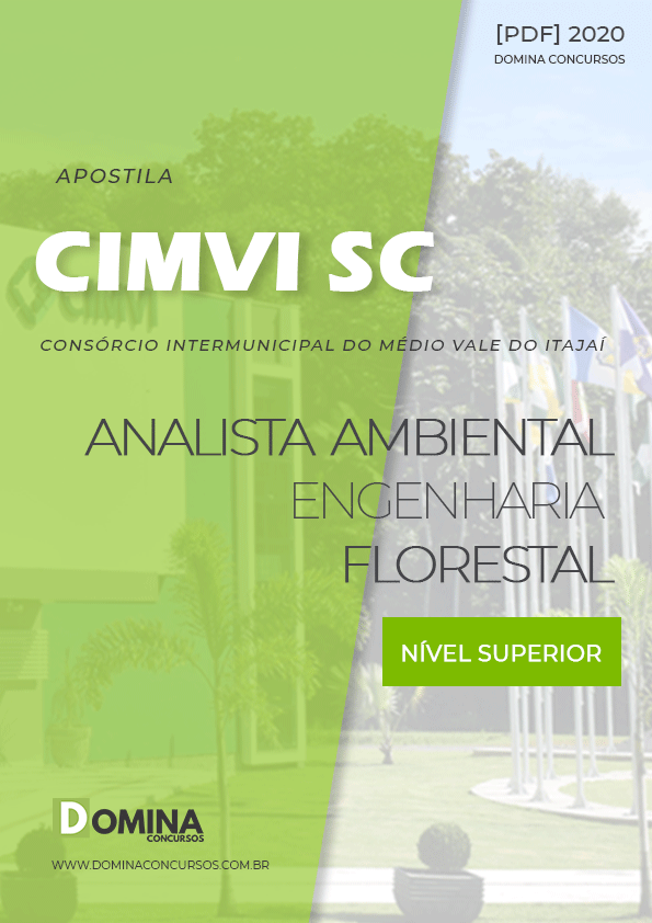 Apostila Concurso CIMVI SC 2020 Analista Engenharia Florestal