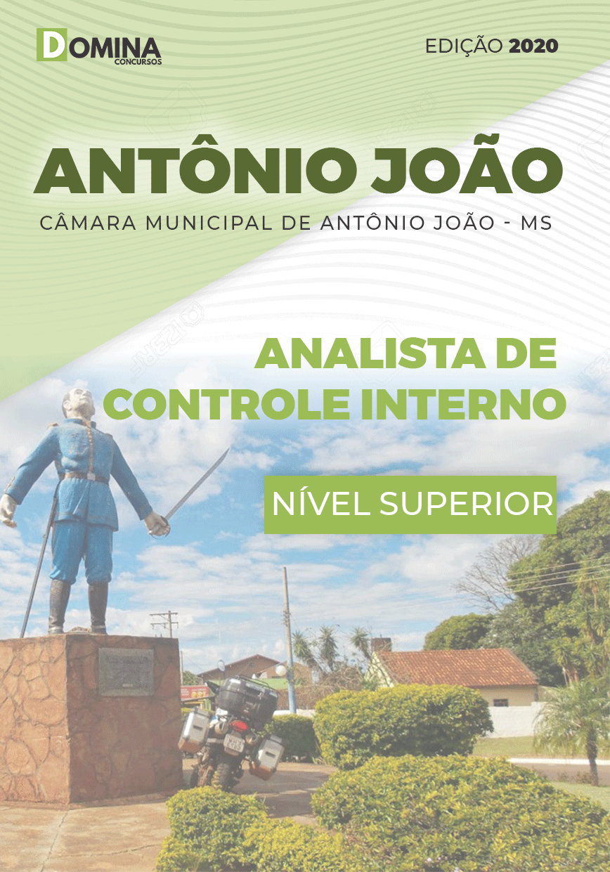 Apostila Câmara Antônio João MS 2020 Analista Controle Interno