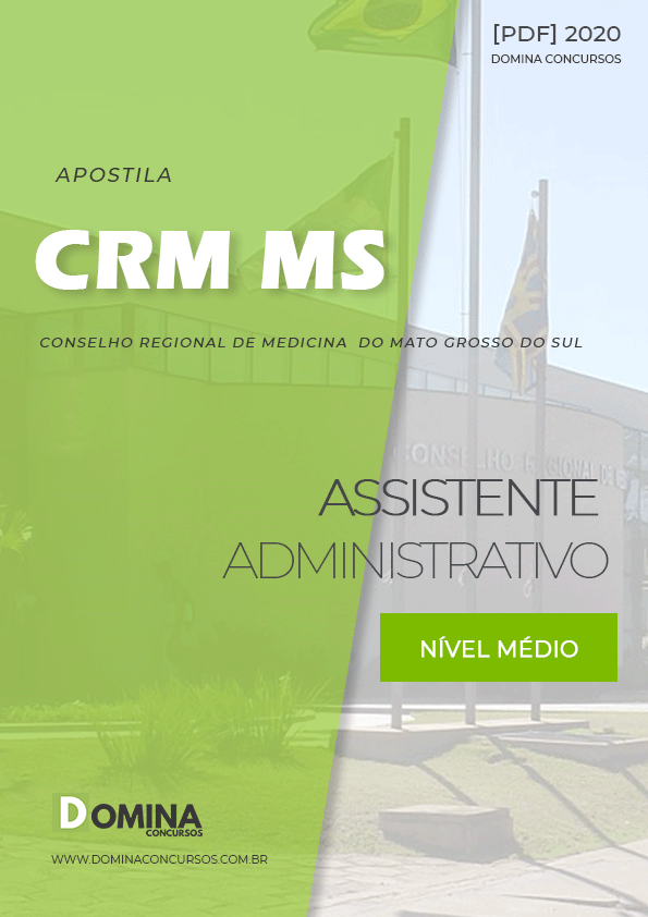 Apostila Concurso Público CRM MS 2020 Assistente Administrativo