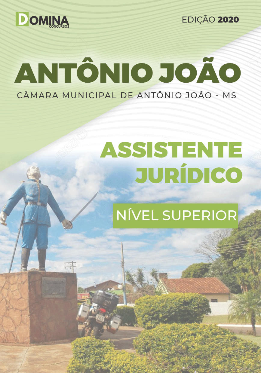 Apostila Câmara Antônio João MS 2020 Assistente Jurídico