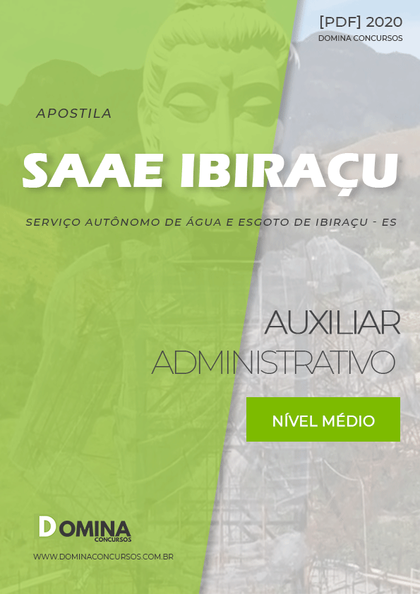Apostila Concurso SAAE Ibiraçu ES 2020 Auxiliar Administrativo
