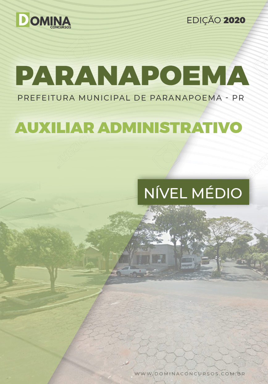 Apostila Pref Paranapoema PR 2020 Auxiliar Administrativo