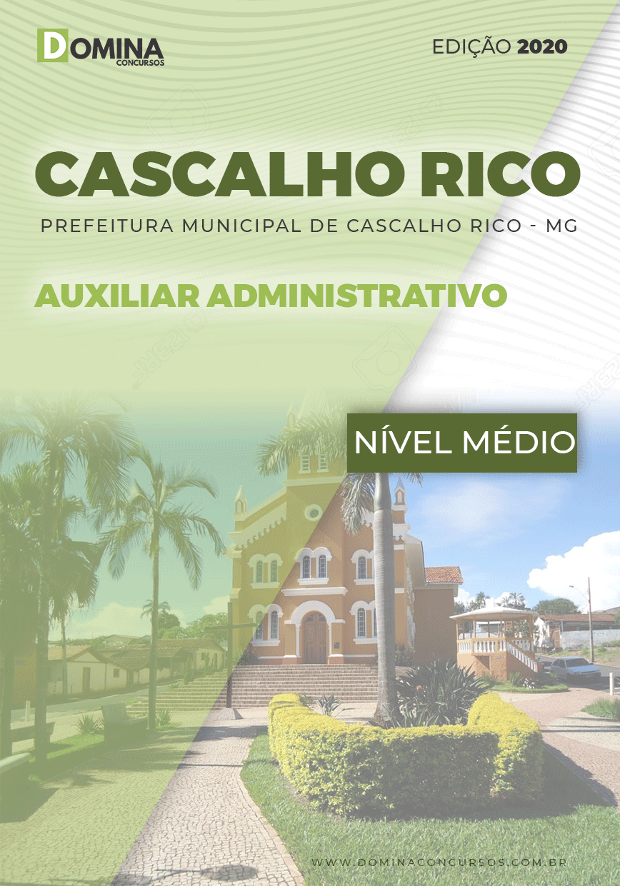 Apostila Pref Cascalho Rico MG 2020 Auxiliar Administrativo