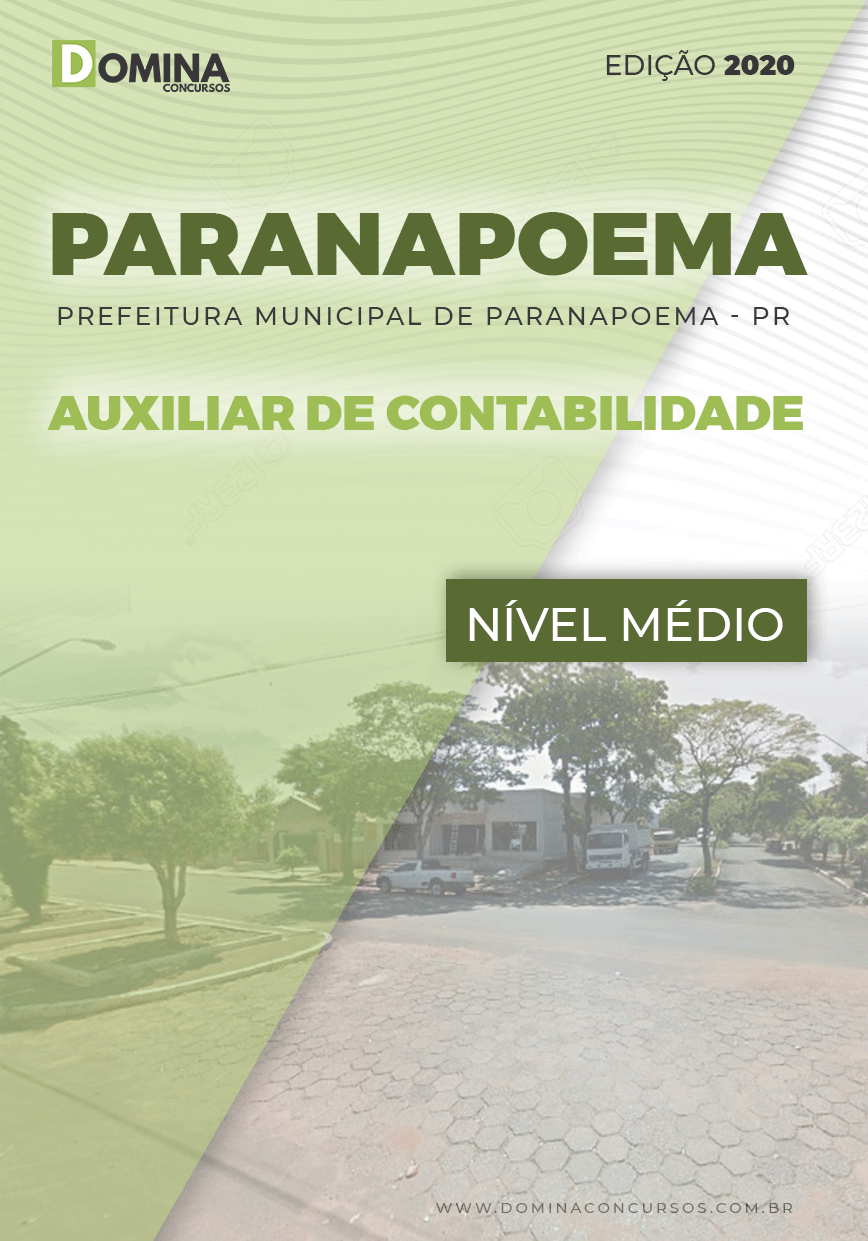 Apostila Pref Paranapoema PR 2020 Auxiliar de Contabilidade
