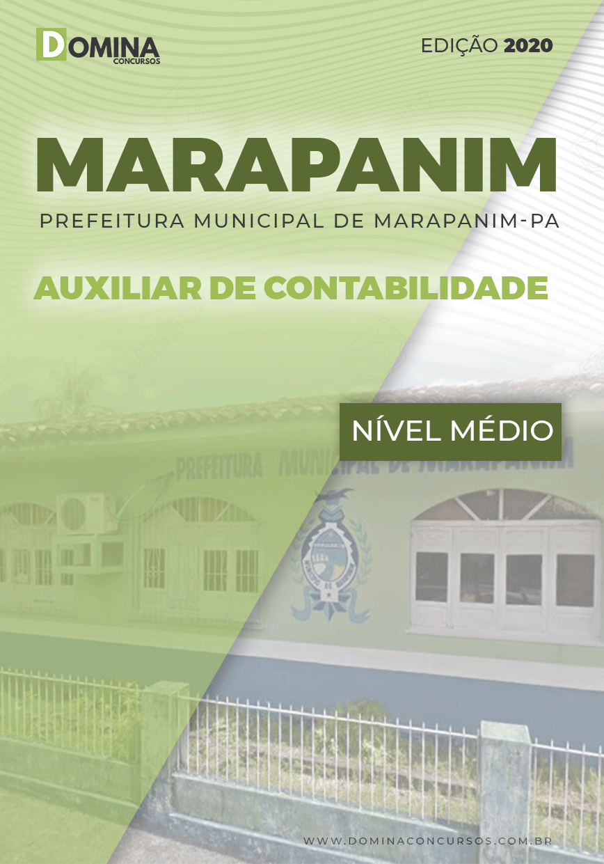 Apostila Pref Marapanim PA 2020 Auxiliar de Contabilidade