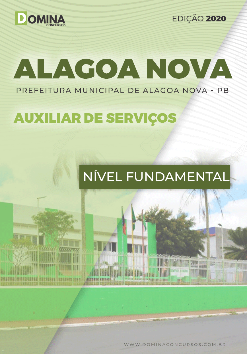 Apostila Alagoa Nova PB 2020 Auxiliar de Serviços