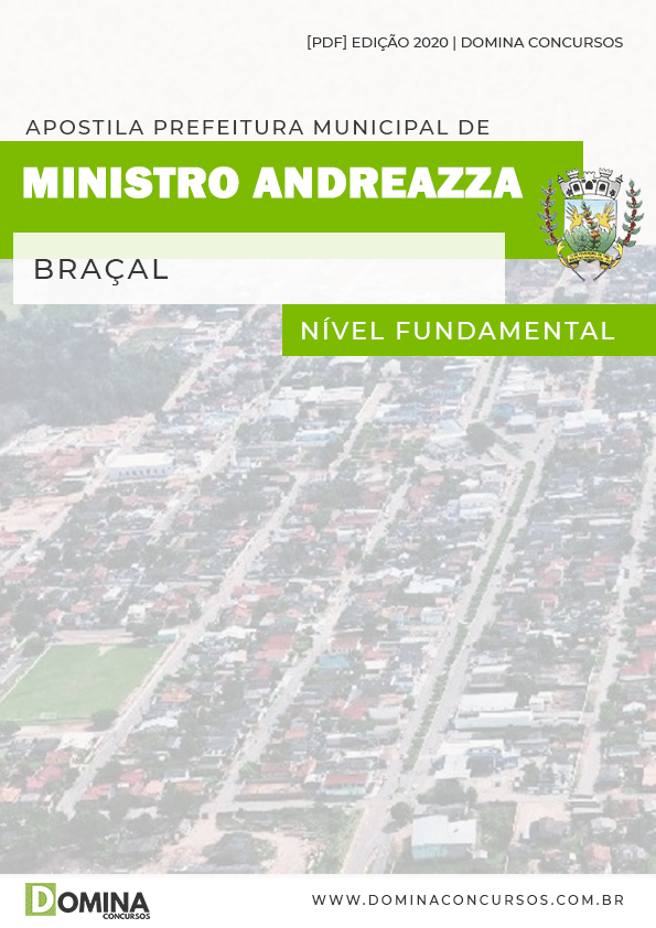 Apostila Ministro Andreazza RO 2020 Braçal Serviços Gerais