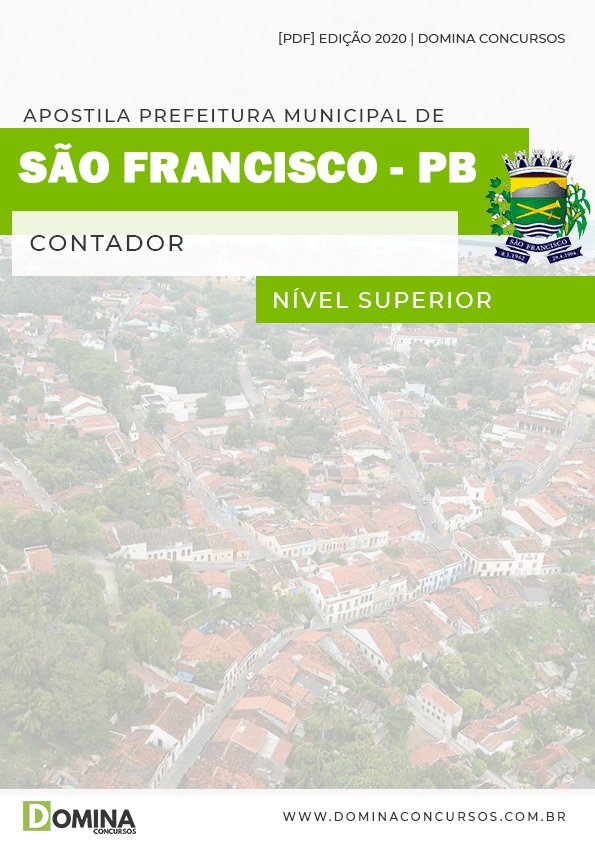 Apostila Concurso Pref São Francisco PB 2020 Contador