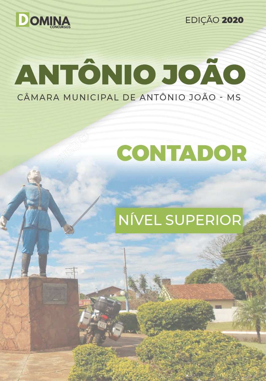 Apostila Câmara Antônio João MS 2020 Contador