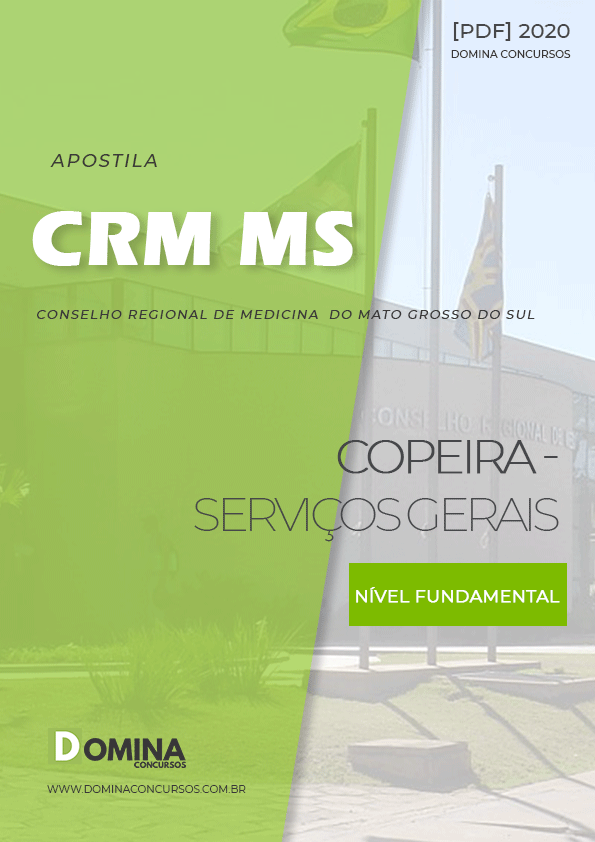 Apostila Concurso CRM MS 2020 Copeira Serviços Gerais