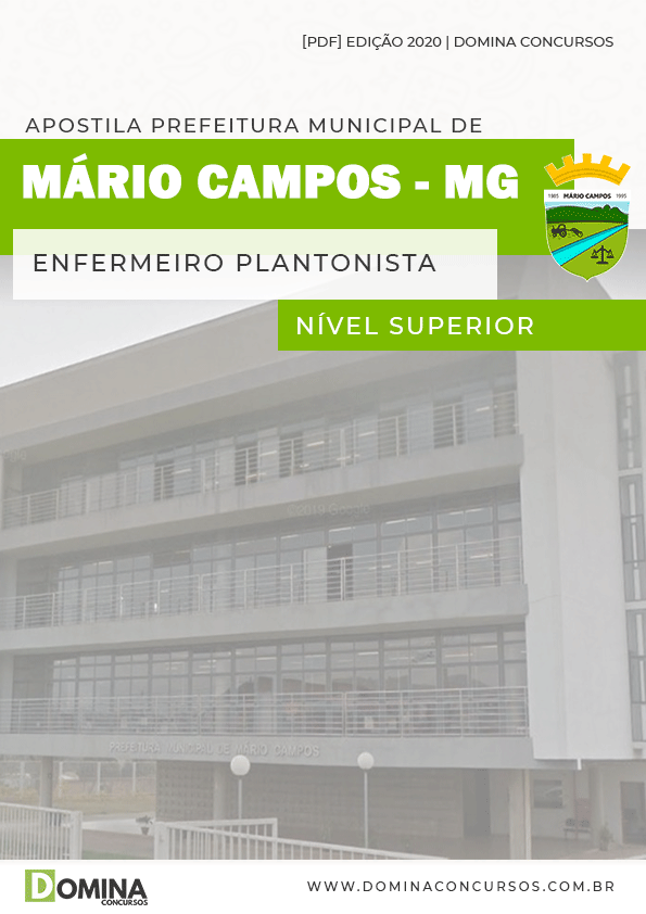 Apostila Pref Mário Campos MG 2020 Enfermeiro Plantonista
