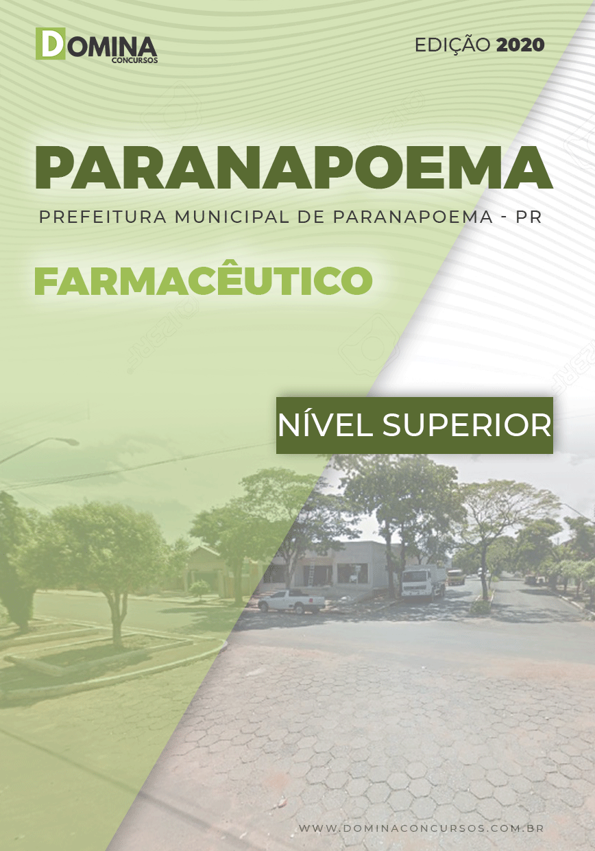 Apostila Concurso Pref Paranapoema PR 2020 Farmacêutico