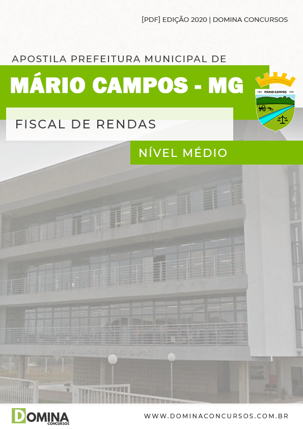 Apostila Pref Mário Campos MG 2020 Fiscal de Rendas