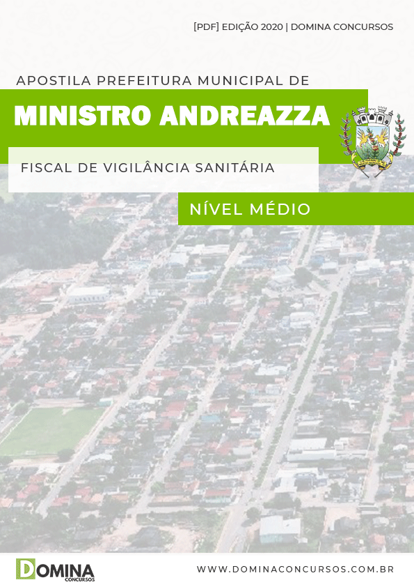 Apostila Ministro Andreazza RO 2020 Fiscal Vigilância Sanitária