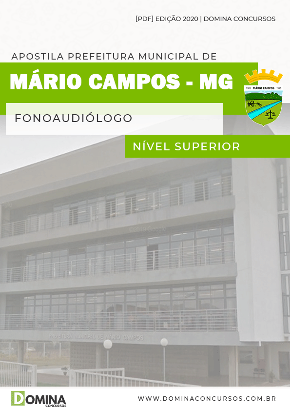 Apostila Pref Mário Campos MG 2020 Fonoaudiólogo