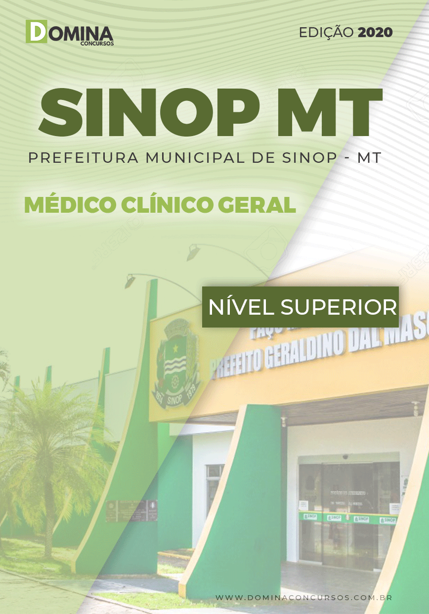 Apostila Concurso Sinop MT 2020 Médico Clínico Geral