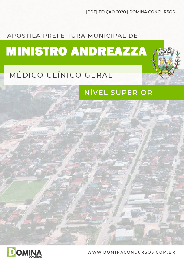 Apostila Ministro Andreazza RO 2020 Médico Clínico Geral