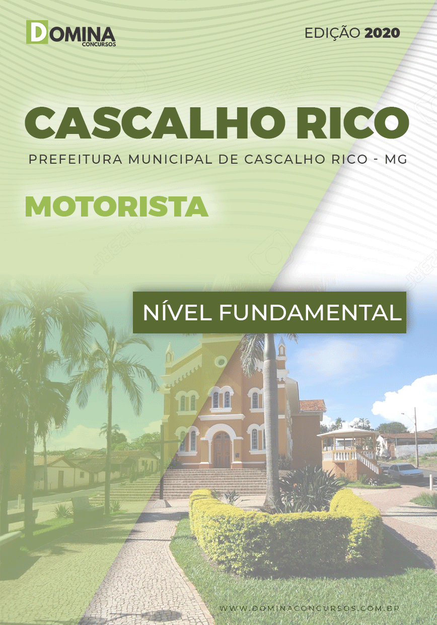 Apostila Concurso Pref Cascalho Rico MG 2020 Motorista