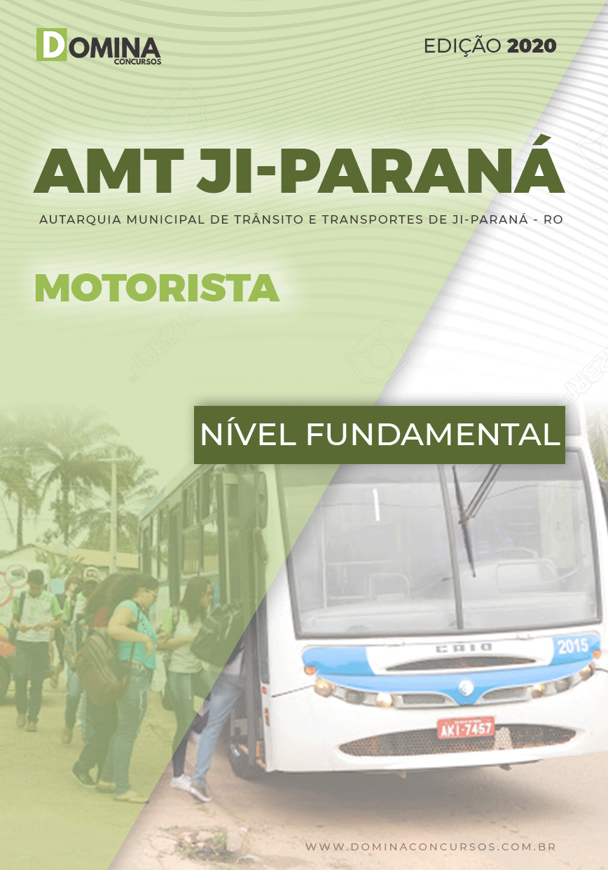 Apostila Concurso Público AMT Ji Paraná RO 2020 Motorista
