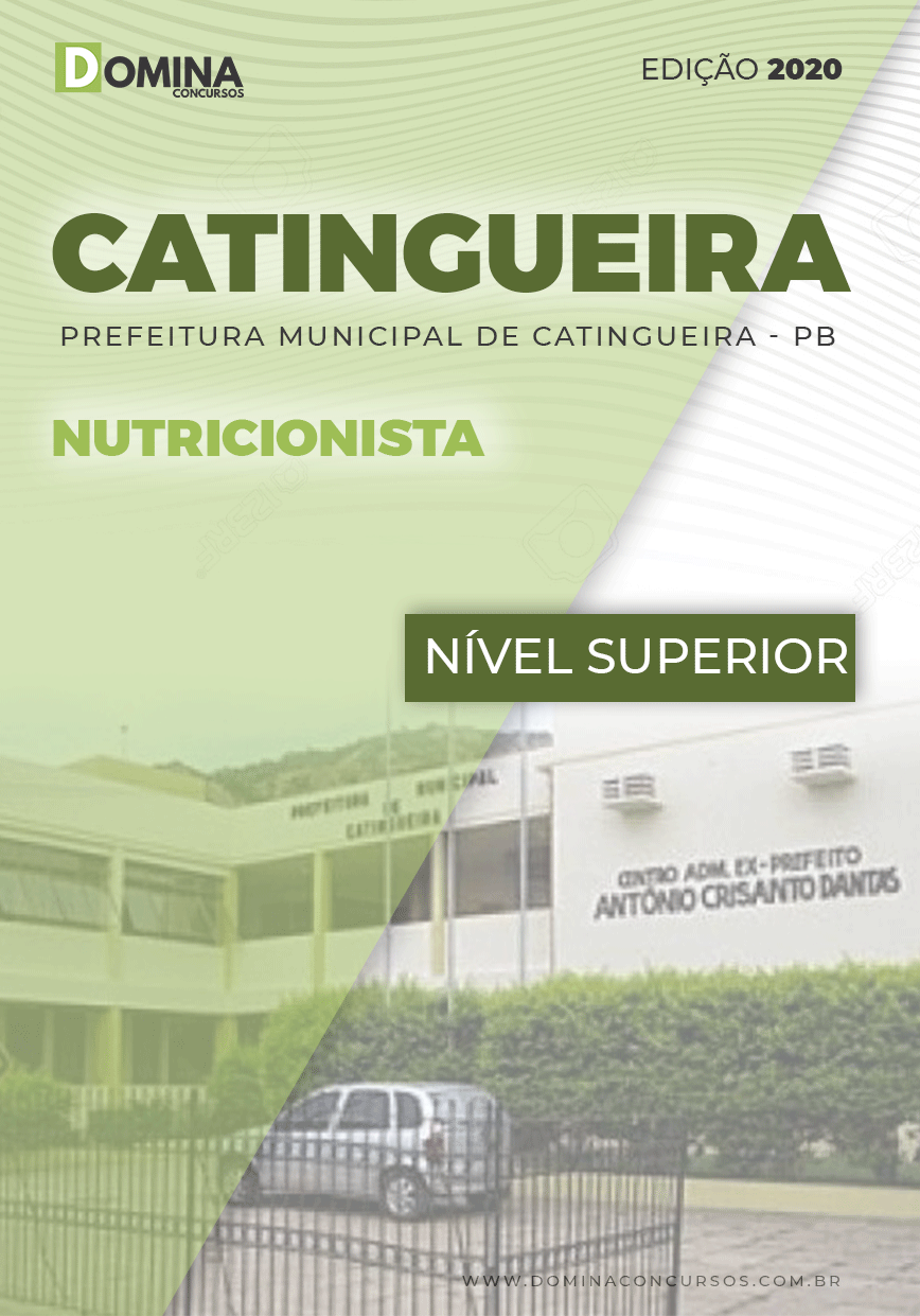 Apostila Concurso Catingueira PB 2020 Nutricionista
