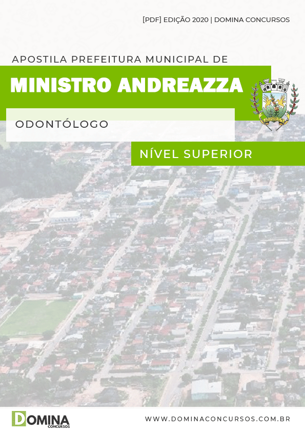 Apostila Concurso Ministro Andreazza RO 2020 Odontólogo