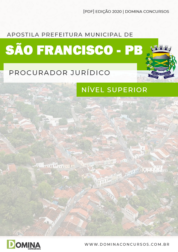 Apostila Concurso Pref São Francisco PB 2020 Procurador Jurídico