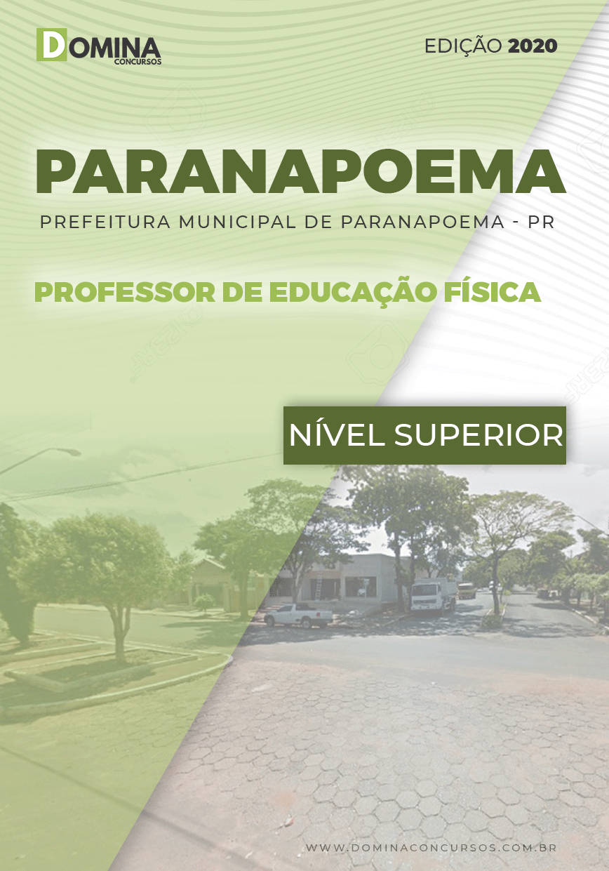 Apostila Pref Paranapoema PR 2020 Professor Educação Física