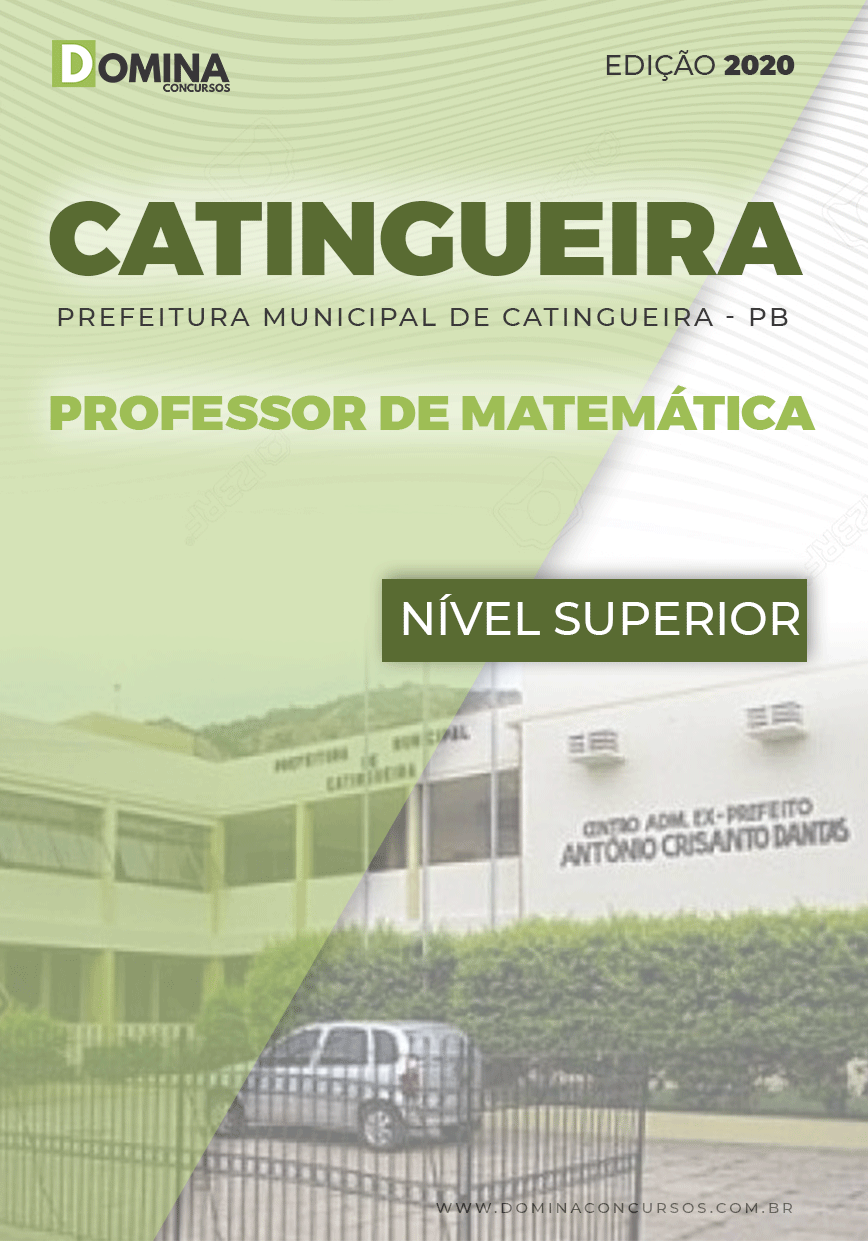 Apostila Catingueira PB 2020 Professor de Matemática