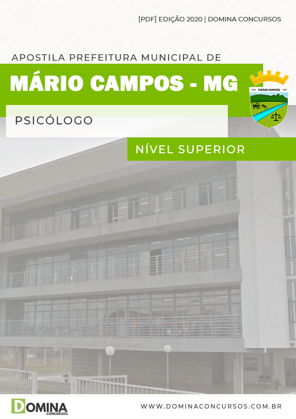 Apostila Pref Mário Campos MG 2020 Psicólogo