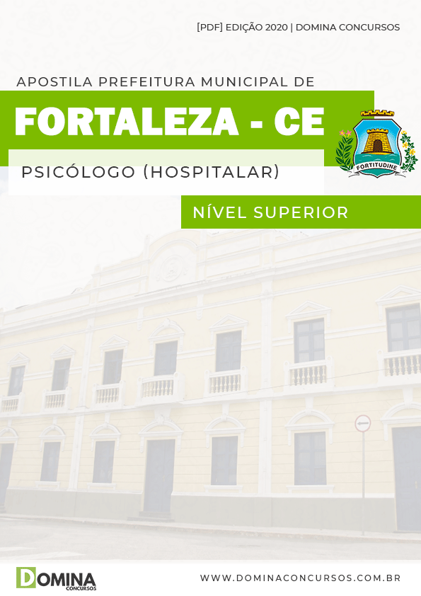 Apostila Concurso Prof Fortaleza CE 2020 Psicólogo Hospitalar