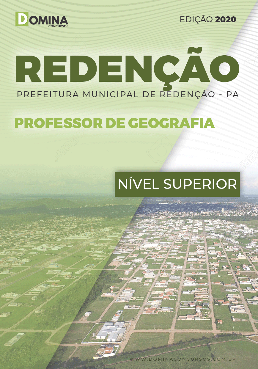Apostila Pref Redenção PA 2020 Professor de Geografia