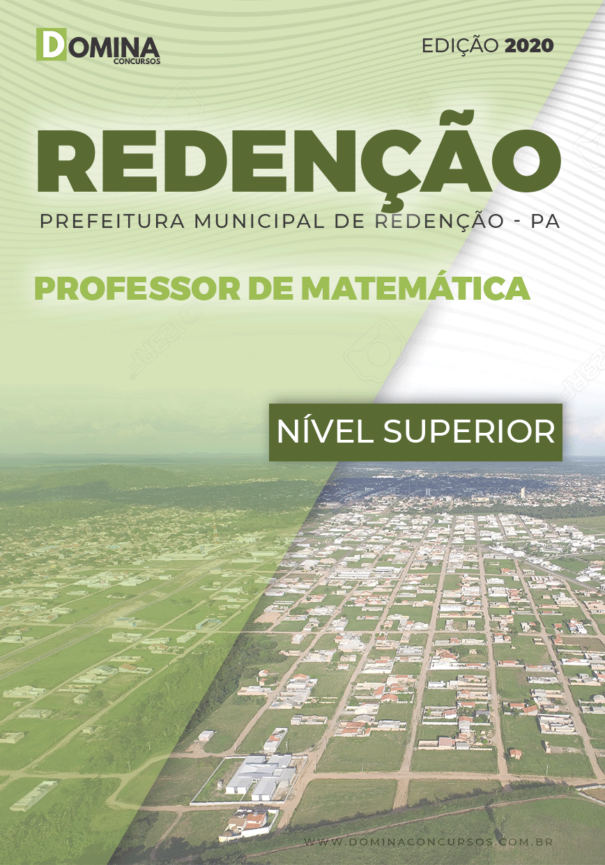 Apostila Pref Redenção PA 2020 Professor de Matemática