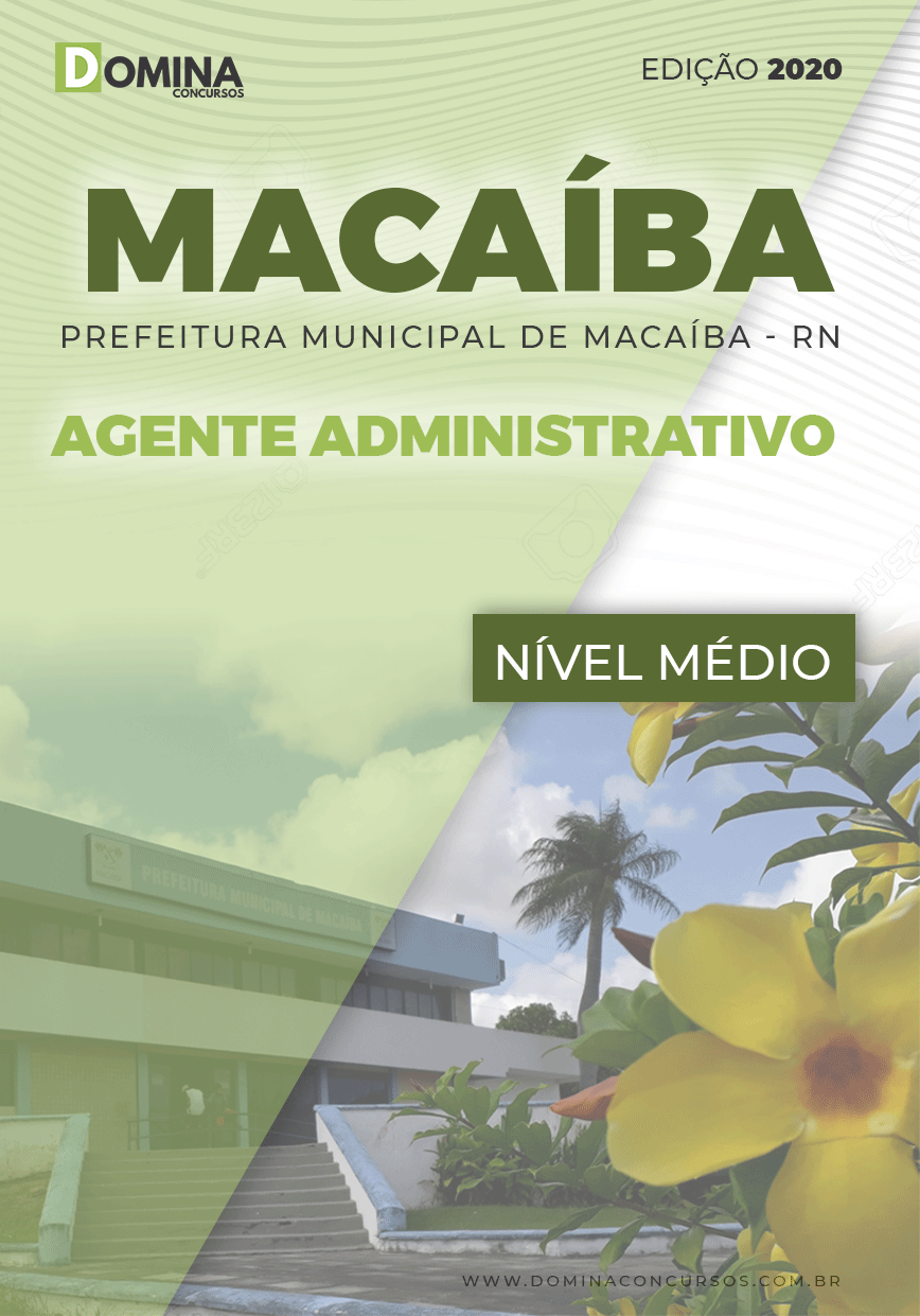 Apostila Pref Macaíba RN 2020 Agente Administrativo