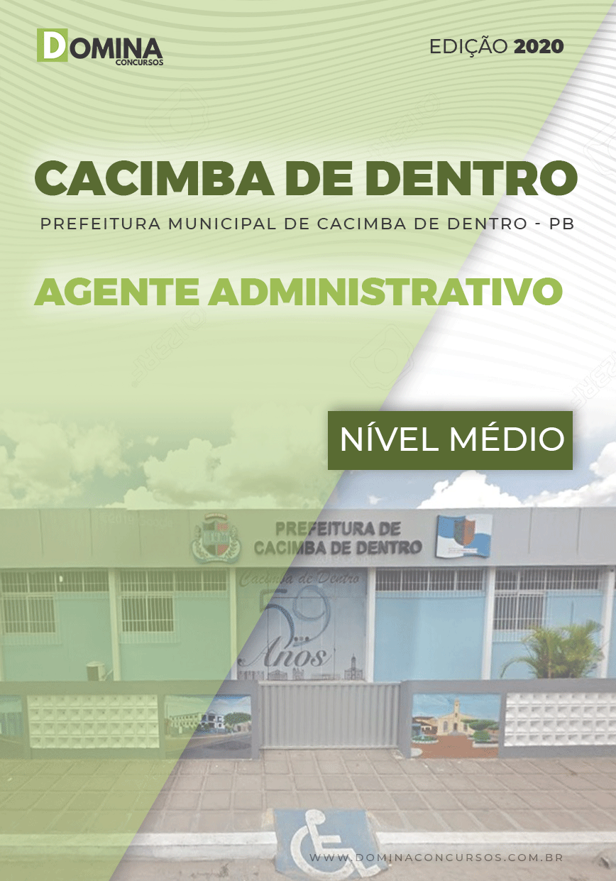 Apostila Pref Cacimba Dentro PB 2020 Agente Administrativo