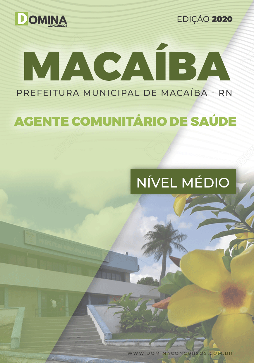 Apostila Pref Macaíba RN 2020 Agente Comunitário de Saúde
