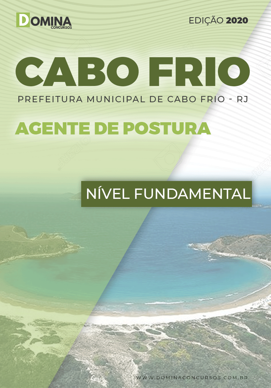 Apostila Concurso Pref Cabo Frio RJ 2020 Agente de Postura