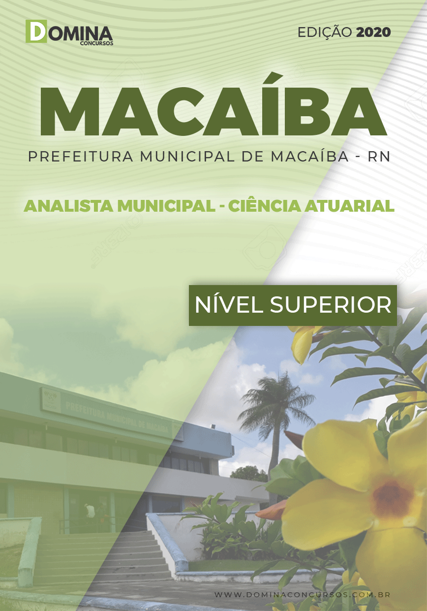 Apostila Pref Macaíba RN 2020 Analista Municipal Ciência Atuarial