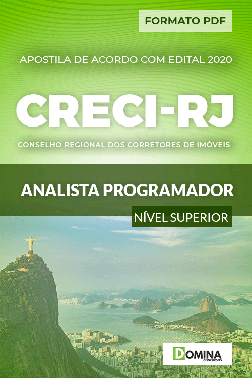 Apostila Concurso CRECI RJ 2020 Analista Programador