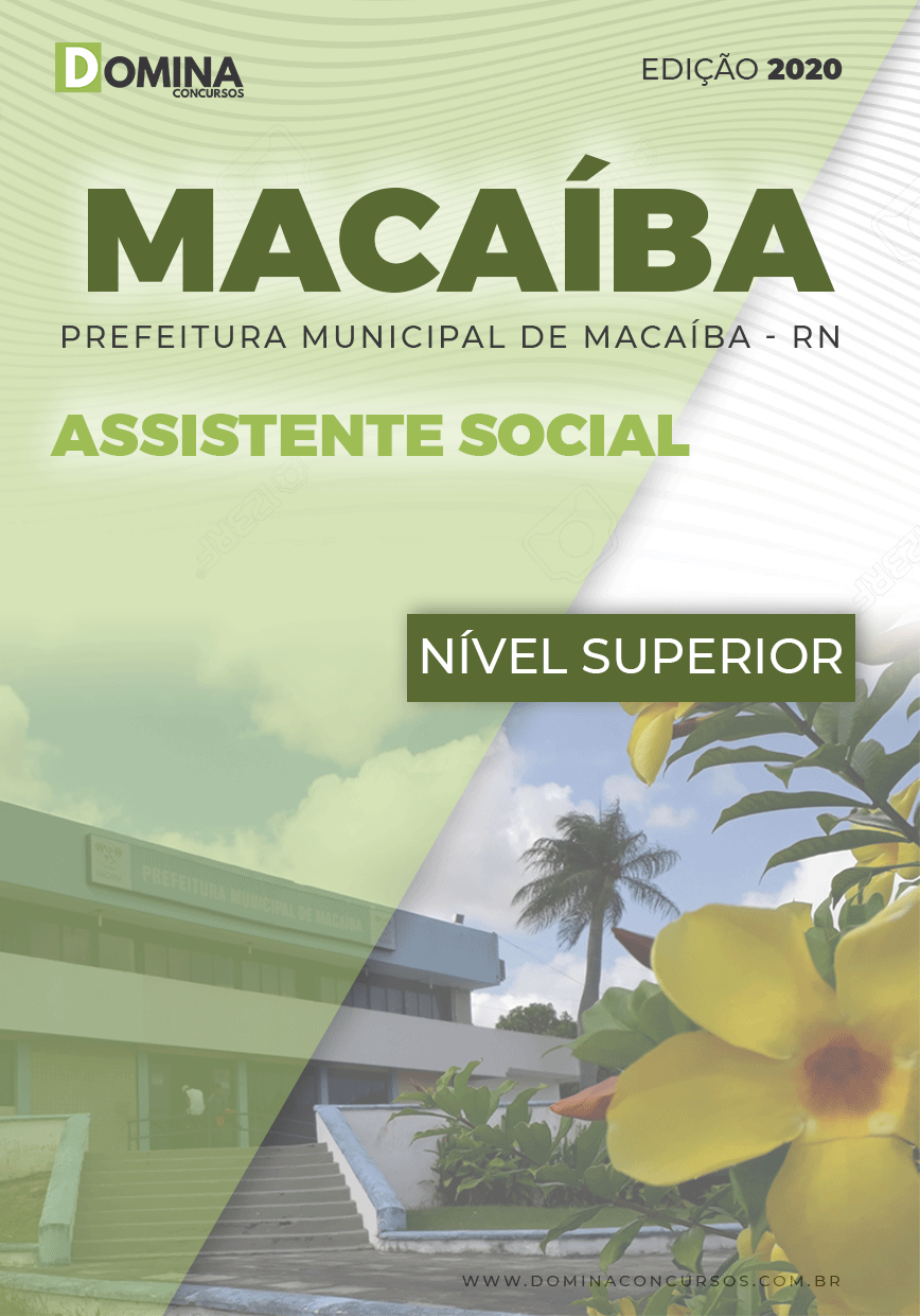 Apostila Concurso Pref Macaíba RN 2020 Assistente Social